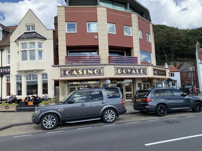 Caffe Royale frontage on Sandside, Scarborough